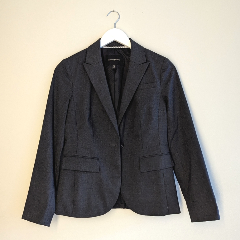 Banana Republic Dark Grey Blazer